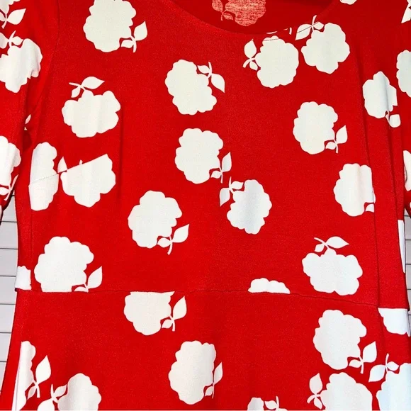 Boden Floral Orange Dress - Picture 8 of 16